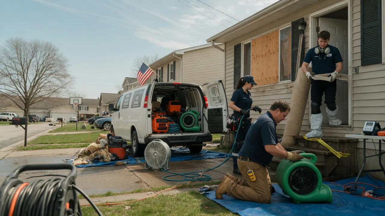 Water Damage Restoration in Sharon Center, OH near me